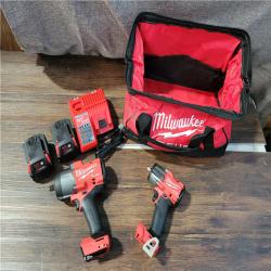 CALIFORNIA NEW MILWAUKEE M18 FUEL 2-TOOL COMBO KIT (2 BATTERIES, CHARGER, AND BAG INCLUDED)