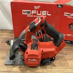 AS IS Milwaukee M18 FUEL 18V Lithium-Ion Brushless Cordless 7-1/4 in. Circular Saw (Tool-Only)