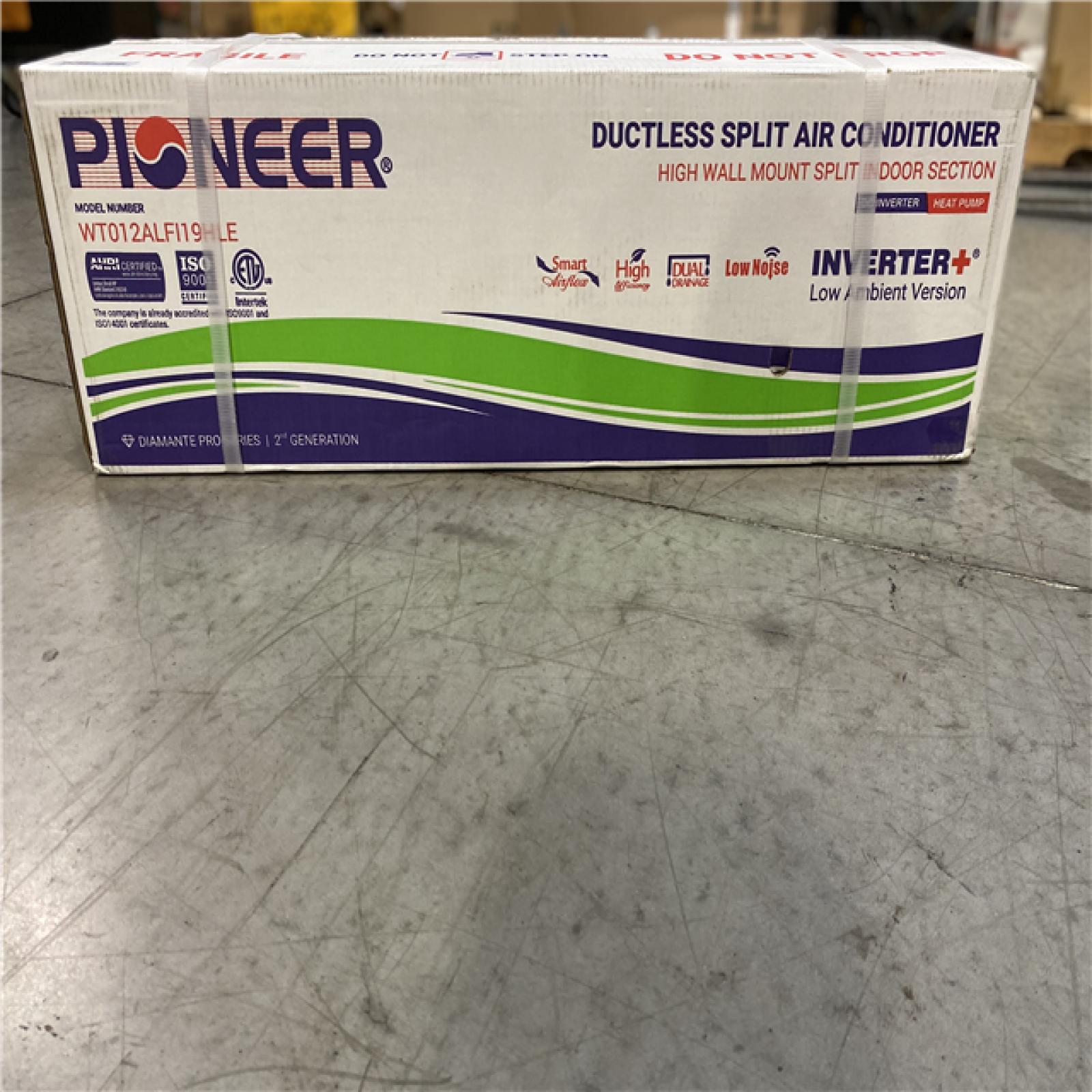 DALLAS LOCATION - Pioneer WYT Diamante Pro 12000 BTU 1-Ton Mini Split Air Handler with Heat 115-Volt