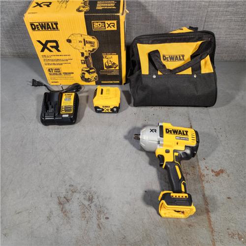 HOUSTON LOCATION - AS-IS (APPEARS LIKE NEW) DEWALT 20V MAX* XR 1/2  High Torque Impact Wrench with Hog Ring Anvil