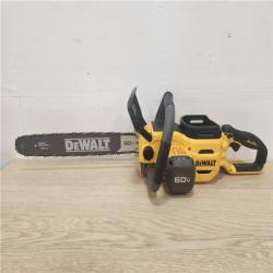 Phoenix Location Appears NEW DEWALT 60V MAX 20in. Brushless Battery Powered Chainsaw Kit with (1) FLEXVOLT 4Ah Battery, Charger & Chain (68 Link)