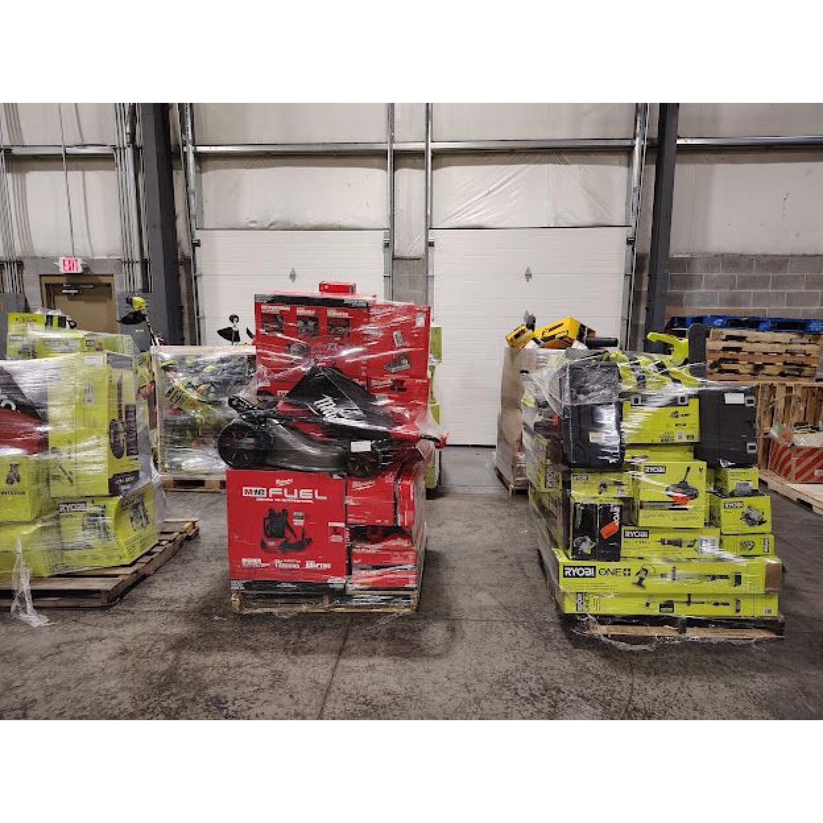 Pittston Location As-Is Power Tools Partial Truckload (8 pallets) 1358298-C