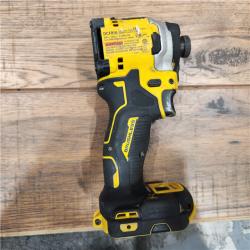 AS-IS ATOMIC 20V MAX Lithium-Ion Cordless 1/4 in. Brushless Impact Driver Kit, 5 Ah Battery, Charger, and Bag