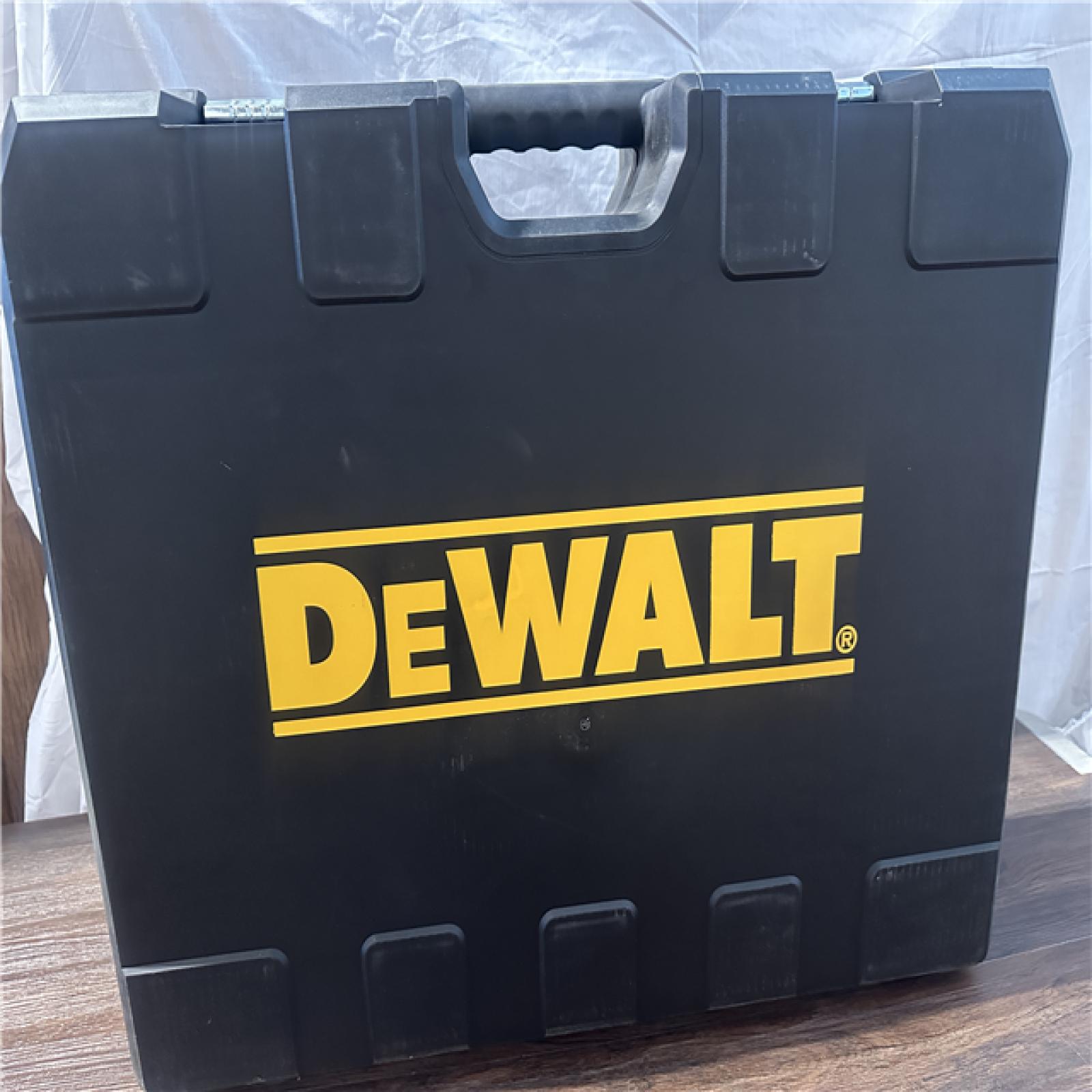 California AS-IS DeWalt SOS Max Chipping Hammer Set, includes 9AH Battery, Charger and Hard Case-Appears in Excellent Condition