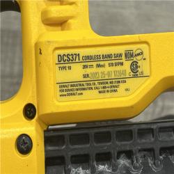 AS-IS DeWalt 20V MAX Cordless Lithium-Ion 15 in Band Saw (Tool Only)