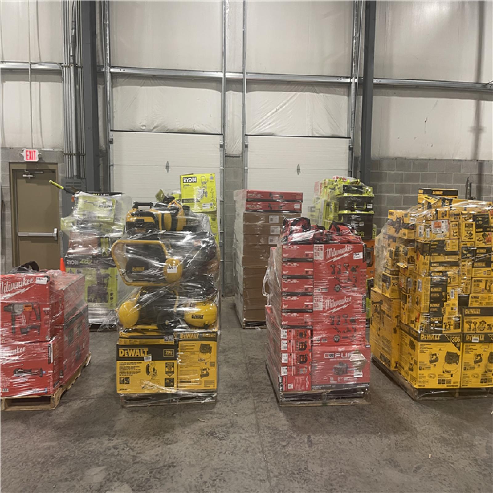 Pittston Location As-Is Power Tools Partial Truckload (8 Pallets) 0822-A