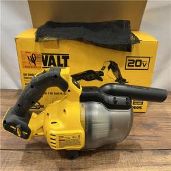 AS IS DEWALT 20V Lithium-Ion Cordless Dry Hand Vacuum kit  (Tool Only)