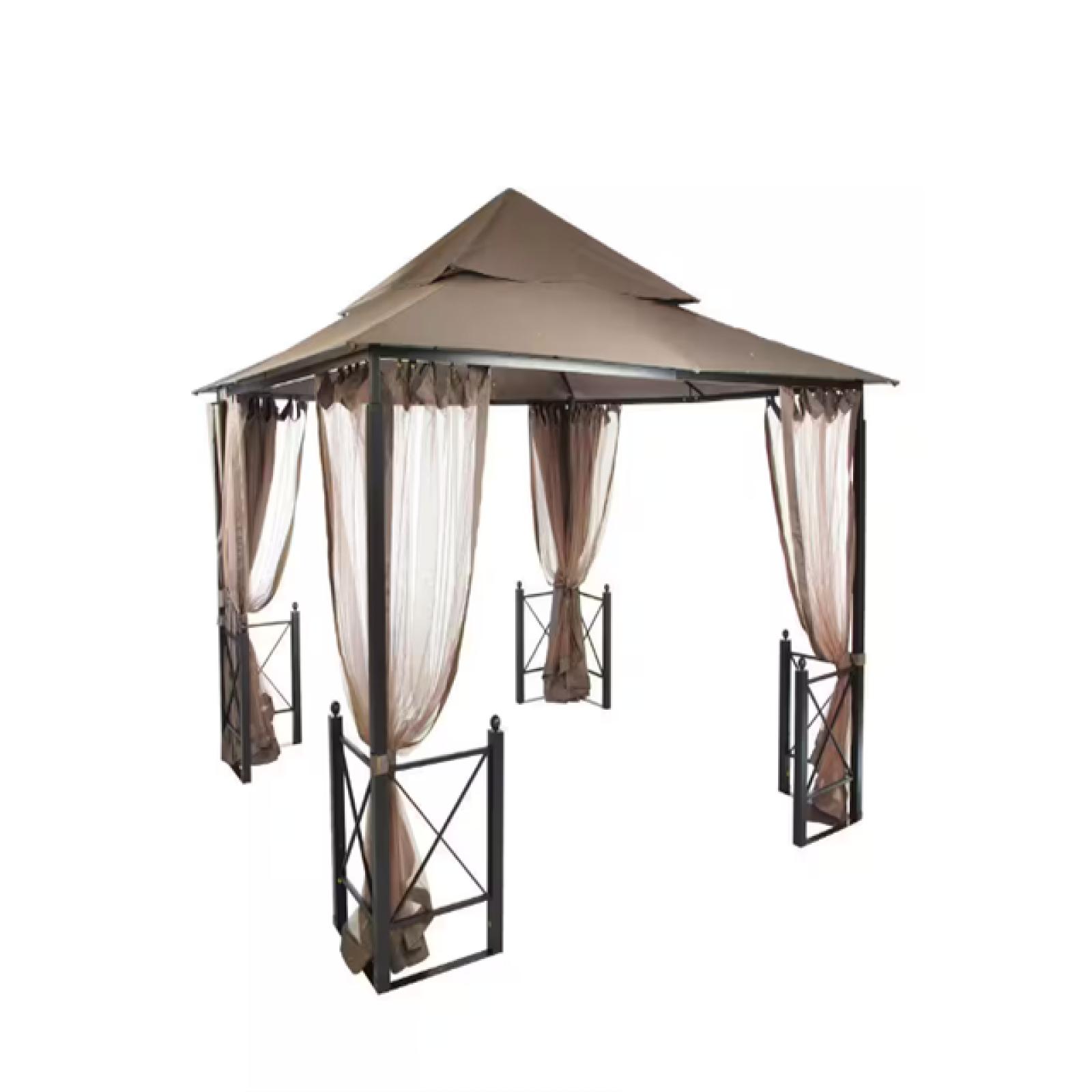 DALLAS LOCATION - Hampton Bay 12 ft. x 12 ft. Outdoor Patio Harbor Gazebo PALLET - ( 8 UNITS )