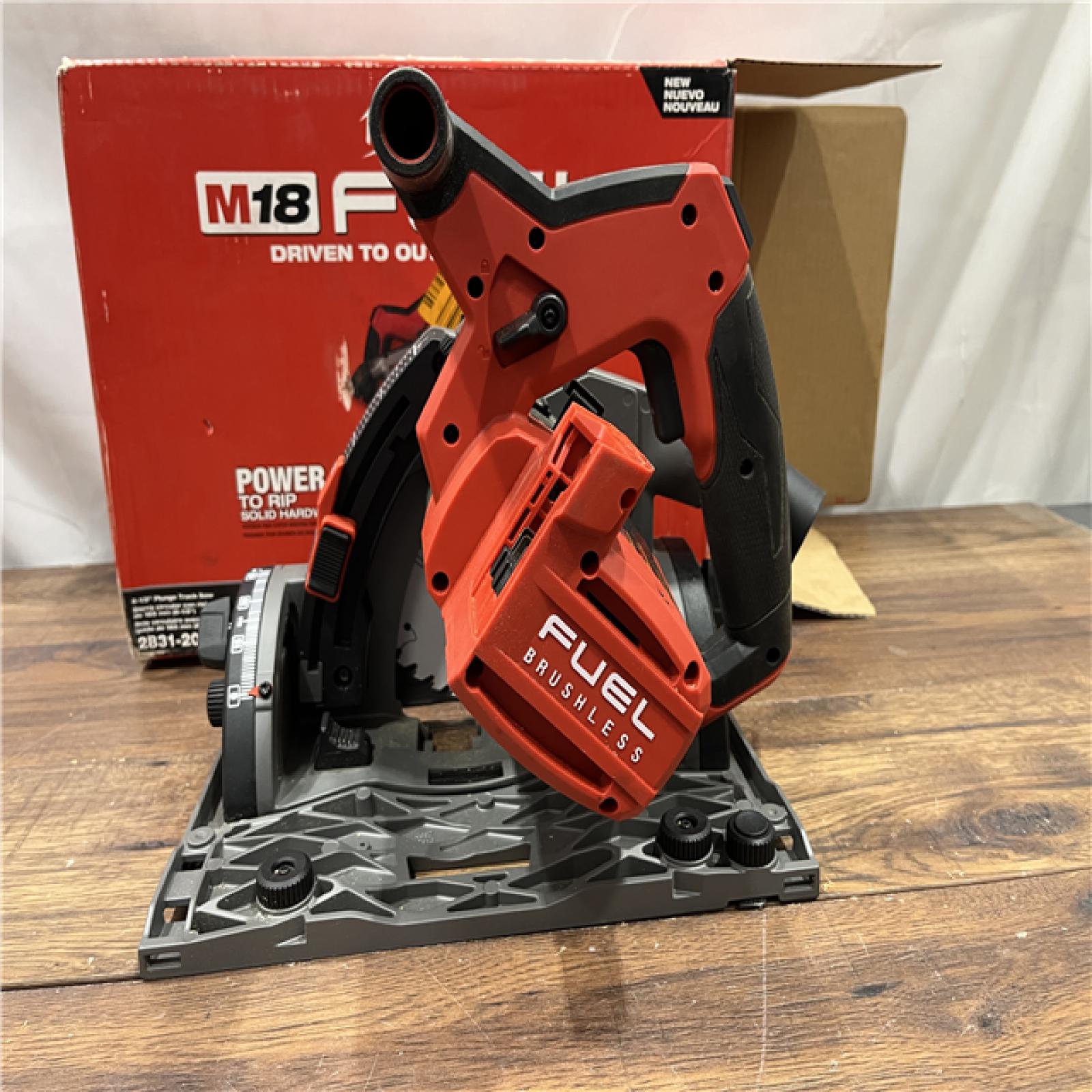 AS IS-Milwaukee M18 Fuelâ„¢ 6-1/2  Plunge Track Saw