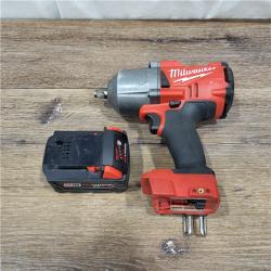 AS-IS Milwaukee 2967-21B M18 FUEL 1/2 High Torque Impact Wrench W/ Friction Ring 5.0Ah Kit