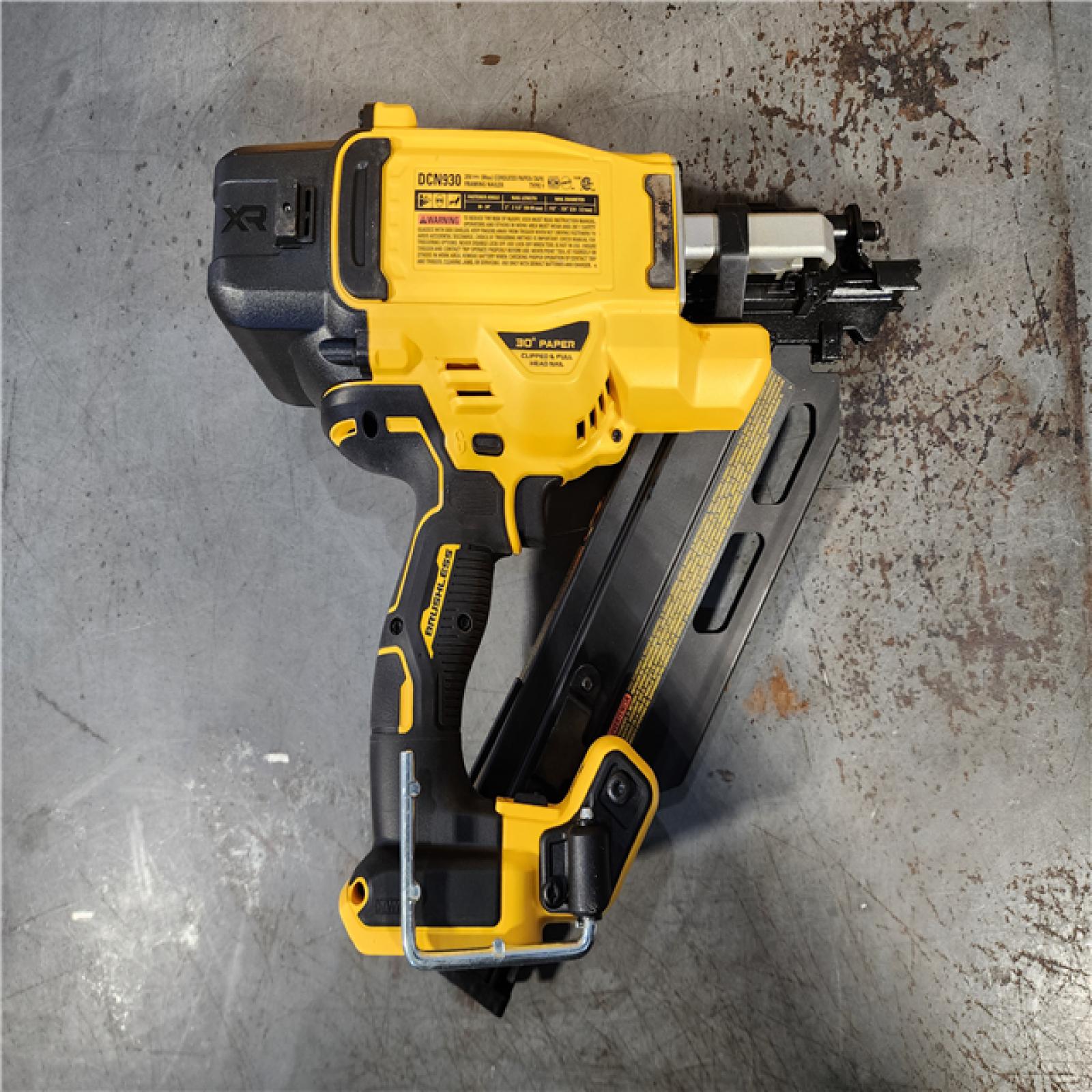 HOUSTON LOCATION - AS-IS DEWALT 20-Volt 30Â° Cordless Framing Nailer (Tool-Only)