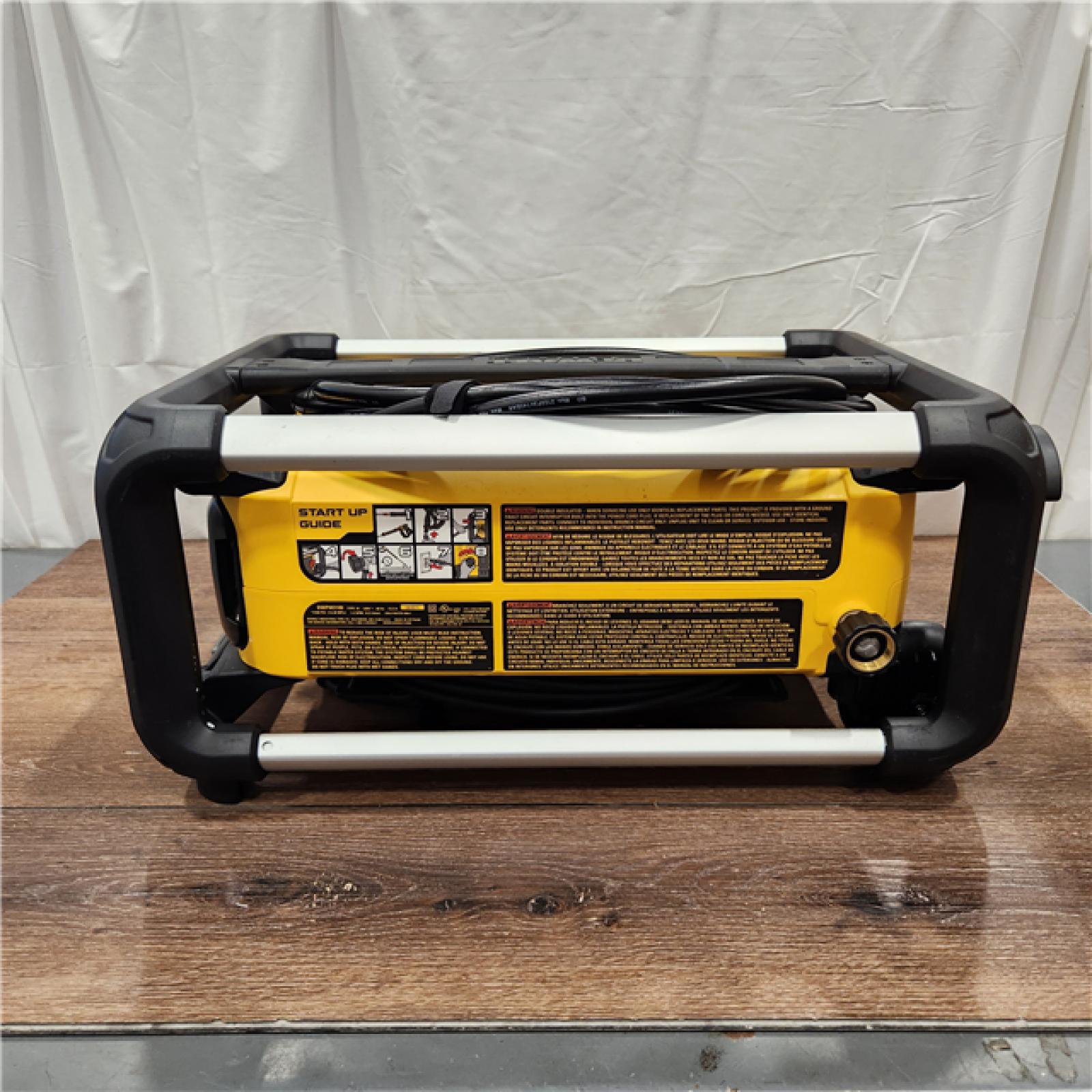 AS-IS DeWalt 2100 PSI 13 Amp Cold Water Electric Pressure Washer with Internal Equipment Storage