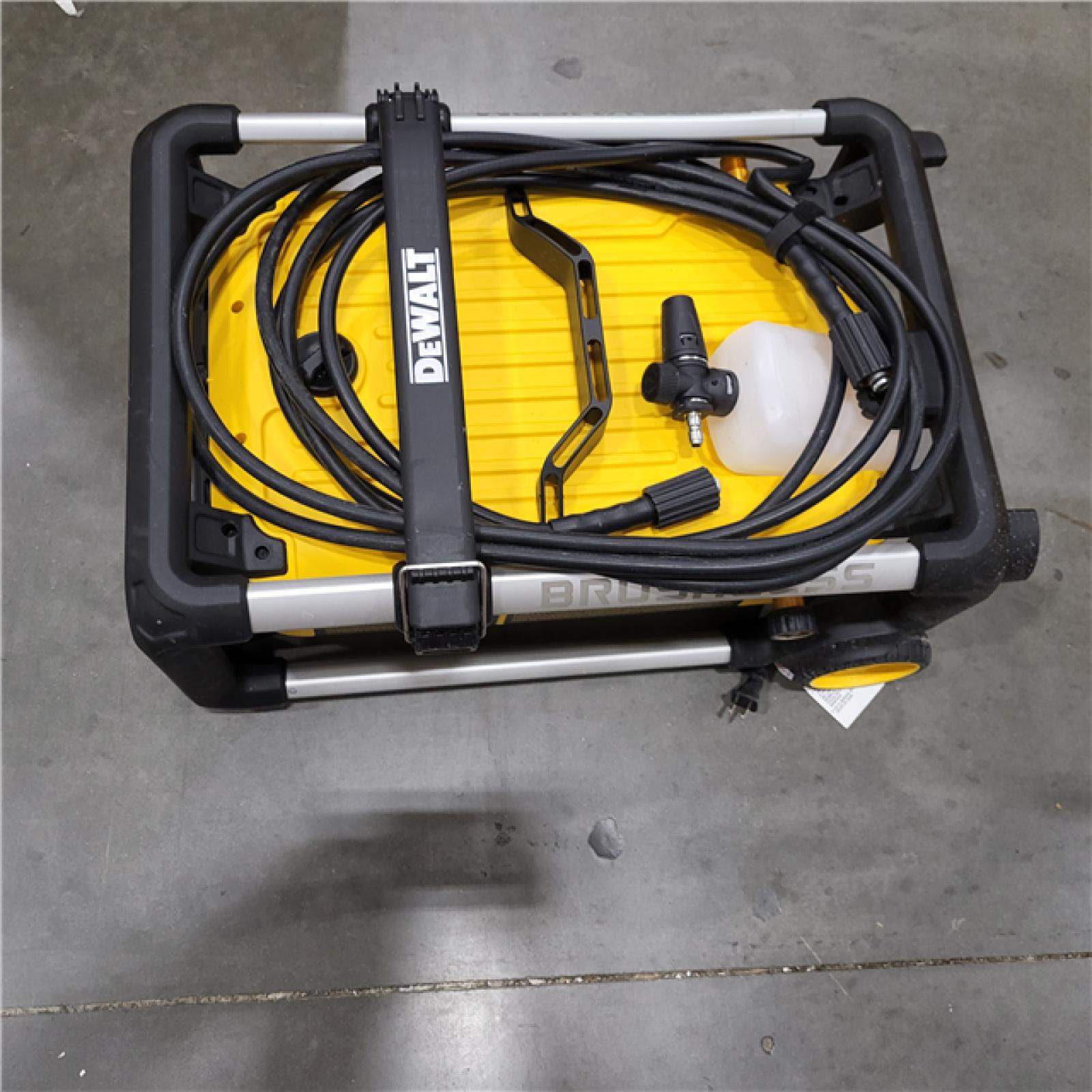 AS-IS 3000 PSI 1.1 GPM 15 Amp Cold Water Electric Pressure Washer with Internal Equipment Storage