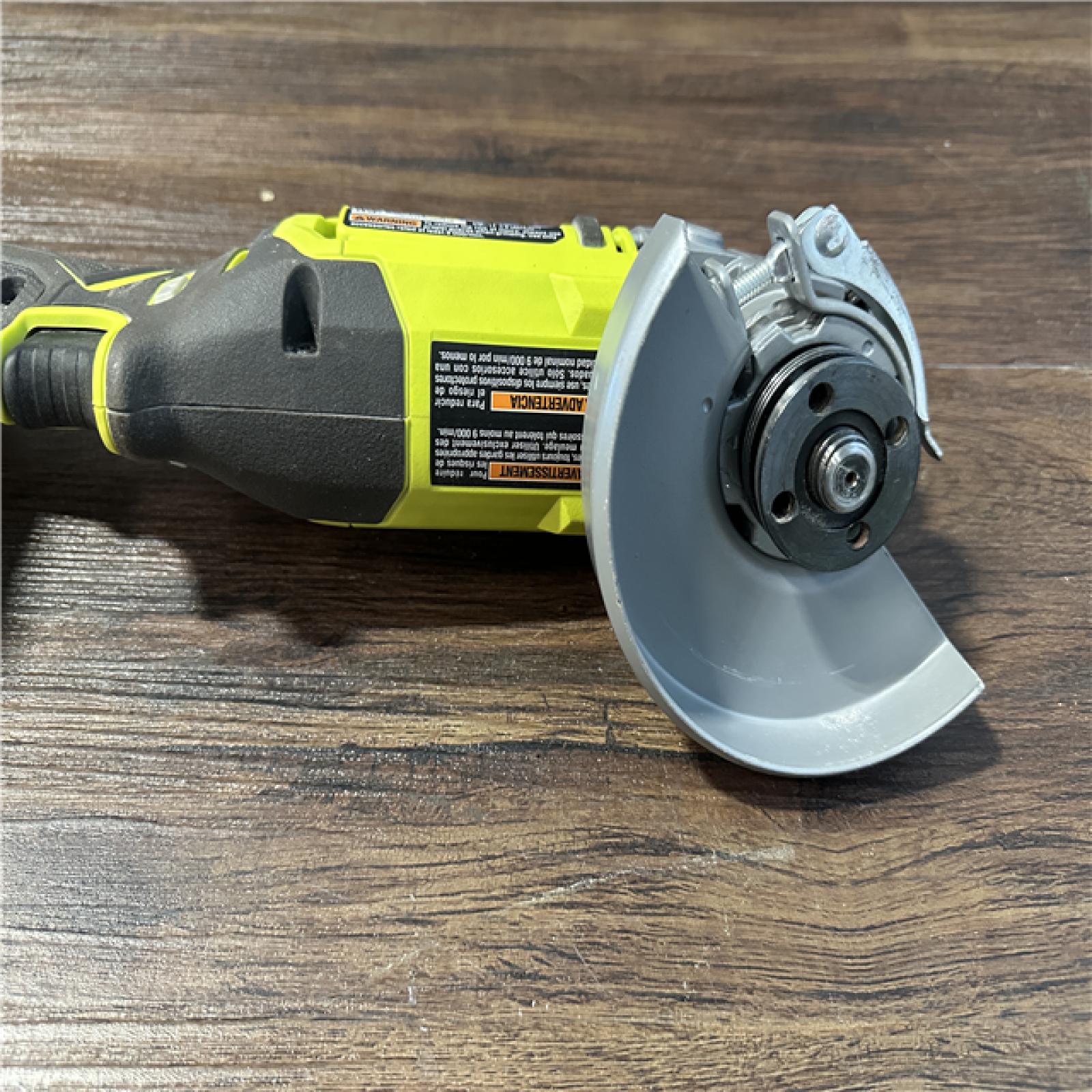 Caliornia Ryobi 18V 4-1/2 Angle Grinder (Tool Only)-Appears in Excellent Condition