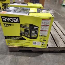 Dallas Location - As-Is RYOBI 2,300-Watt Gasoline Inverter Generator(Lot Of 2)