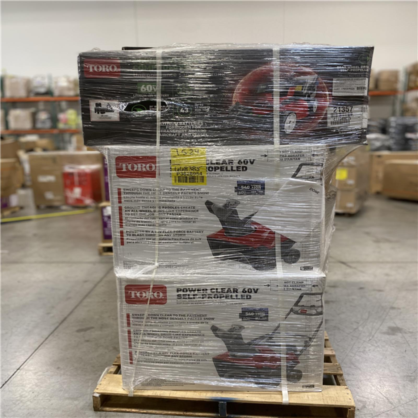 DALLAS LOCATION - NEW! TORO PALLET - (7 UNITS)