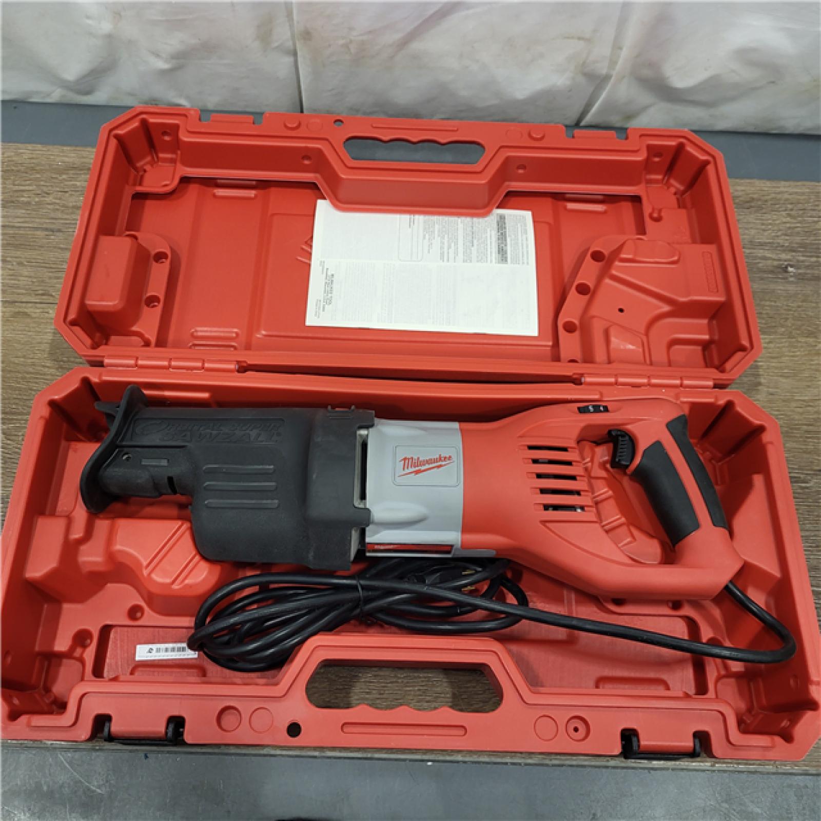 AS-IS 15 Amp 1-1/4 in. Stroke Orbital SUPER SAWZALL Reciprocating Saw with Hard Case