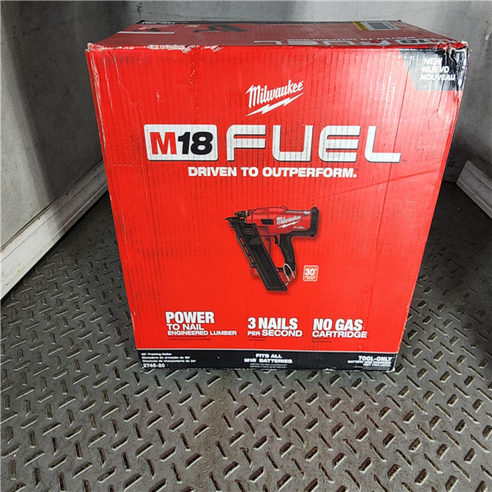 HOUSTON LOCATION - AS-IS M18 FUEL 3-1/2 in. 18-Volt 30-Degree Lithium-Ion Brushless Cordless Framing Nailer (Tool-Only)