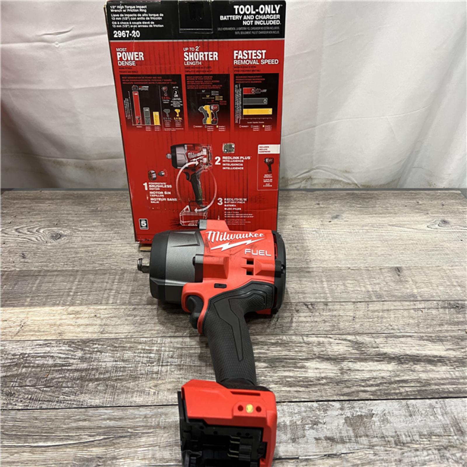 AS-IS Milwaukee M18 FUEL 18V Lithium-Ion Brushless Cordless 1/2 in. Impact Wrench with Friction Ring (Tool-Only)