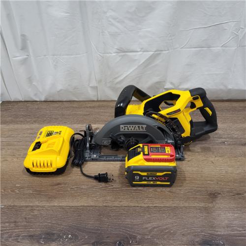 NEW! DEWALT DCS577X1 60V FLEXVOLT MAX Lithium-Ion 7-1/4 Brushless Cordless Wormdrive Style Circular Saw Kit 9.0 Ah