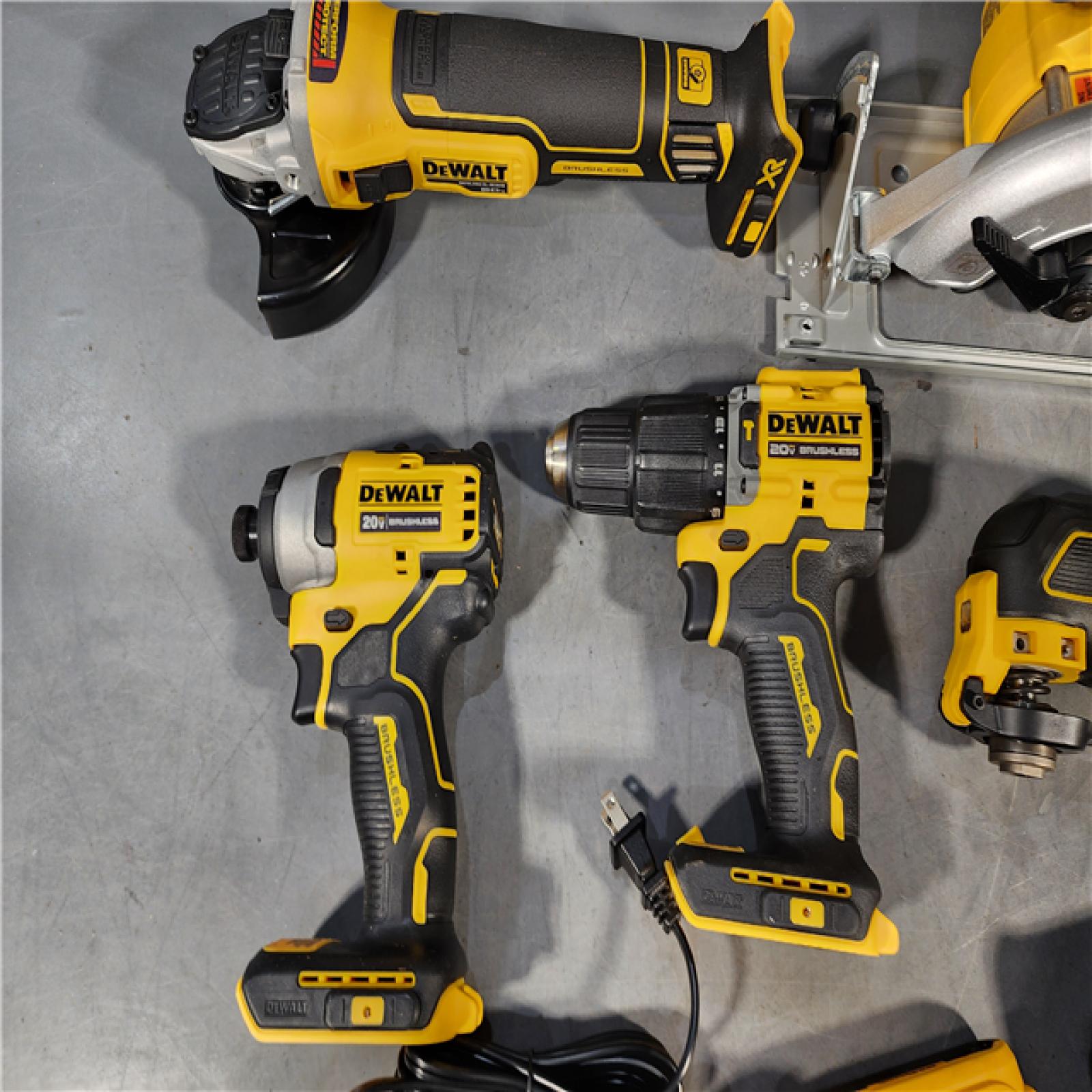 HOUSTON LOCATION - AS-IS Dewalt 20-Volt MAX ToughSystem Lithium-Ion 6-Tool Cordless Combo Kit