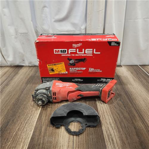 AS IS Milwaukee 2880-20 M18 FUEL 18-Volt Lithium-Ion Brushless Cordless 4-1/2 in./5 in. Grinder W/Paddle Switch (Tool-Only)