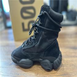 NEW!! Adidas Yeezy 500 High Tactical Boot - Black - SZ 4