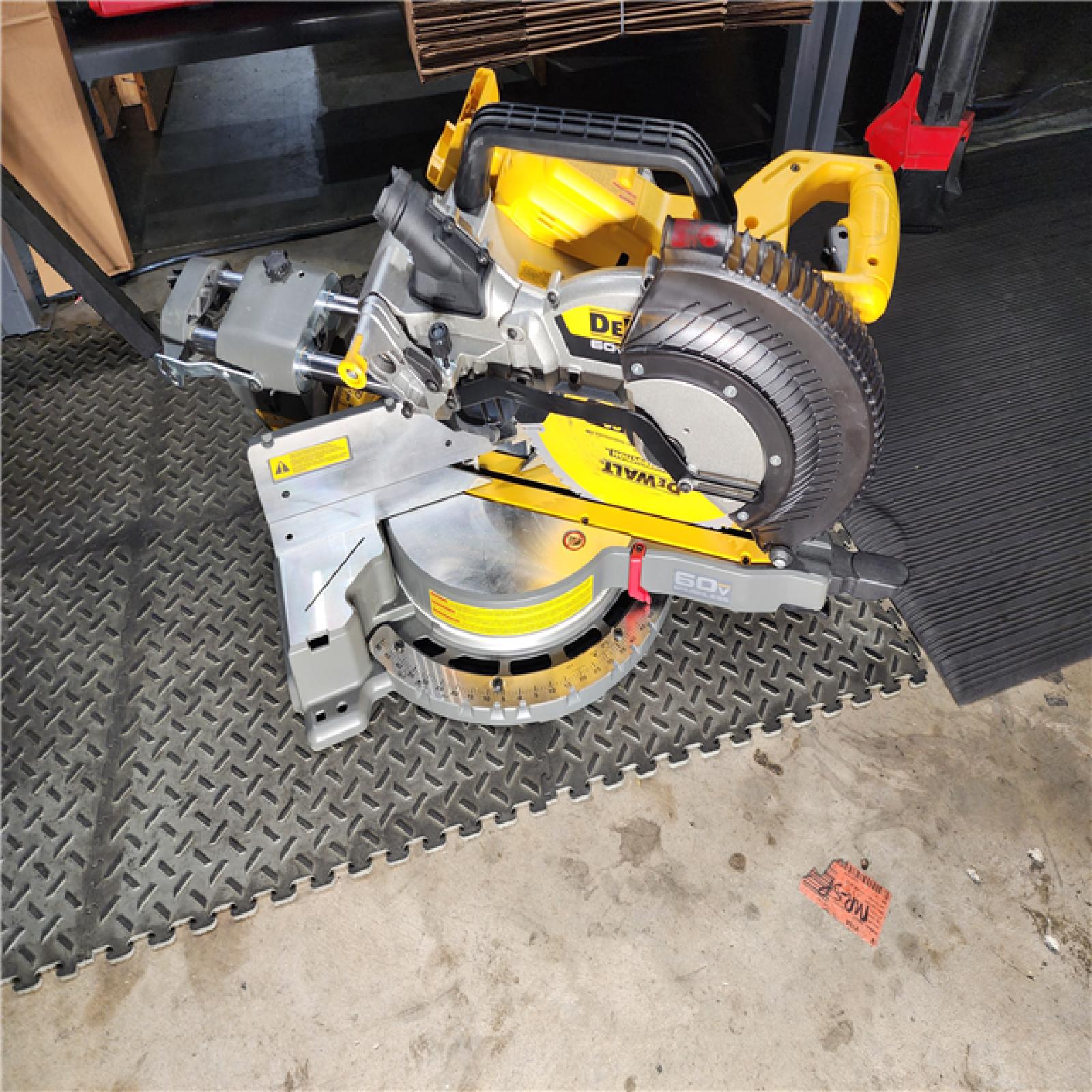 HOUSTON LOCATION - AS-IS DEWALT 60V Lithium-Ion 12 in. Cordless Sliding Miter Saw (Tool Only)