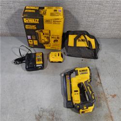 HOUSTON LOCATION - AS-IS DEWALT ATOMIC 20V MAX Lithium Ion Cordless 23 Gauge Pin Nailer Kit with 2.0Ah Battery and Charger