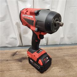 AS-IS Milwaukee M18 1/2 in. Cordless Brushless High Torque Impact Wrench Kit (Battery & Charger)