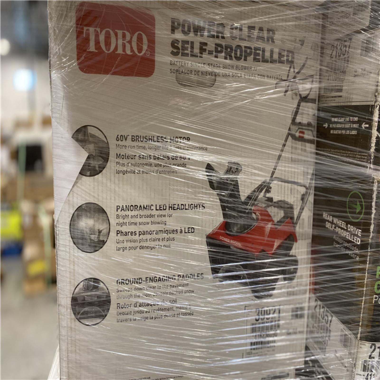 DALLAS LOCATION - NEW! TORO PALLET - (7 UNITS)