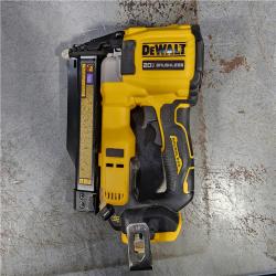 HOUSTON LOCATION - AS-IS DEWALT ATOMIC 20V MAX Lithium Ion Cordless 23 Gauge Pin Nailer Kit with 2.0Ah Battery and Charger