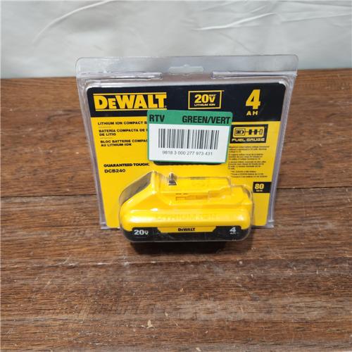 NEW D+F330:F368EWALT  4.0 Ah Compact Battery