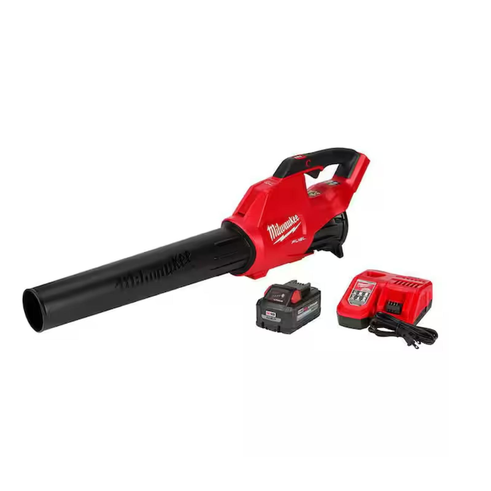 NEW! - Milwaukee M18 FUEL 120 MPH 450 CFM 18V Lithium-Ion Brushless Cordless Handheld Blower Kit with 8.0 Ah Battery, Rapid Charger