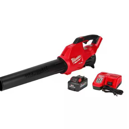 NEW! - Milwaukee M18 FUEL 120 MPH 450 CFM 18V Lithium-Ion Brushless Cordless Handheld Blower Kit with 8.0 Ah Battery, Rapid Charger