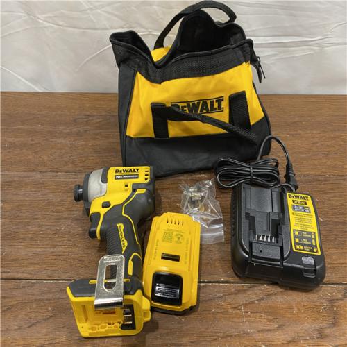 AS-ISDEWALT ATOMIC 20V MAX* Brushless Cordless Compact 1/4 in. Impact Driver Kit