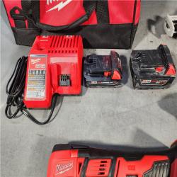 HOUSTON LOCATION - AS-IS M18 18V Lithium-Ion Cordless Combo Kit (5-Tool) with (2) Batteries, Charger and Tool Bag