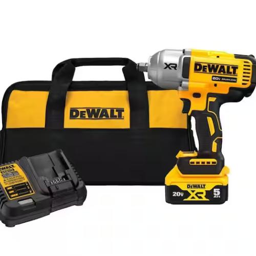 NEW! - DEWALT 20V MAX Lithium-Ion Cordless 1/2 in. Impact Wrench Kit