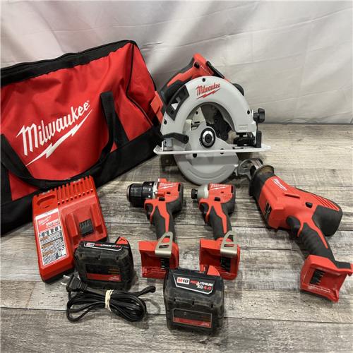 AS-IS Milwaukee M18 Compact Brushless 2-Tool Combo Kit