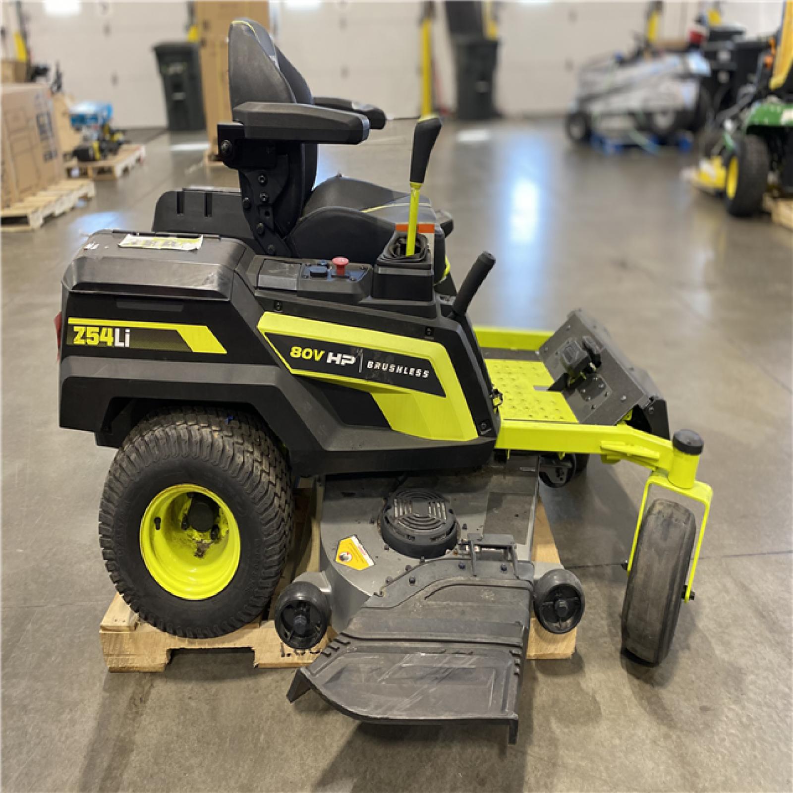 DALLAS LOCATION - RYOBI 80V HP Brushless 54 in. Battery Electric Cordless Zero Turn Riding Mower