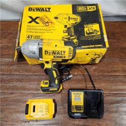 AS-IS DEWALT 20V MAX* XR 1/2  High Torque Impact Wrench with Hog Ring Anvil