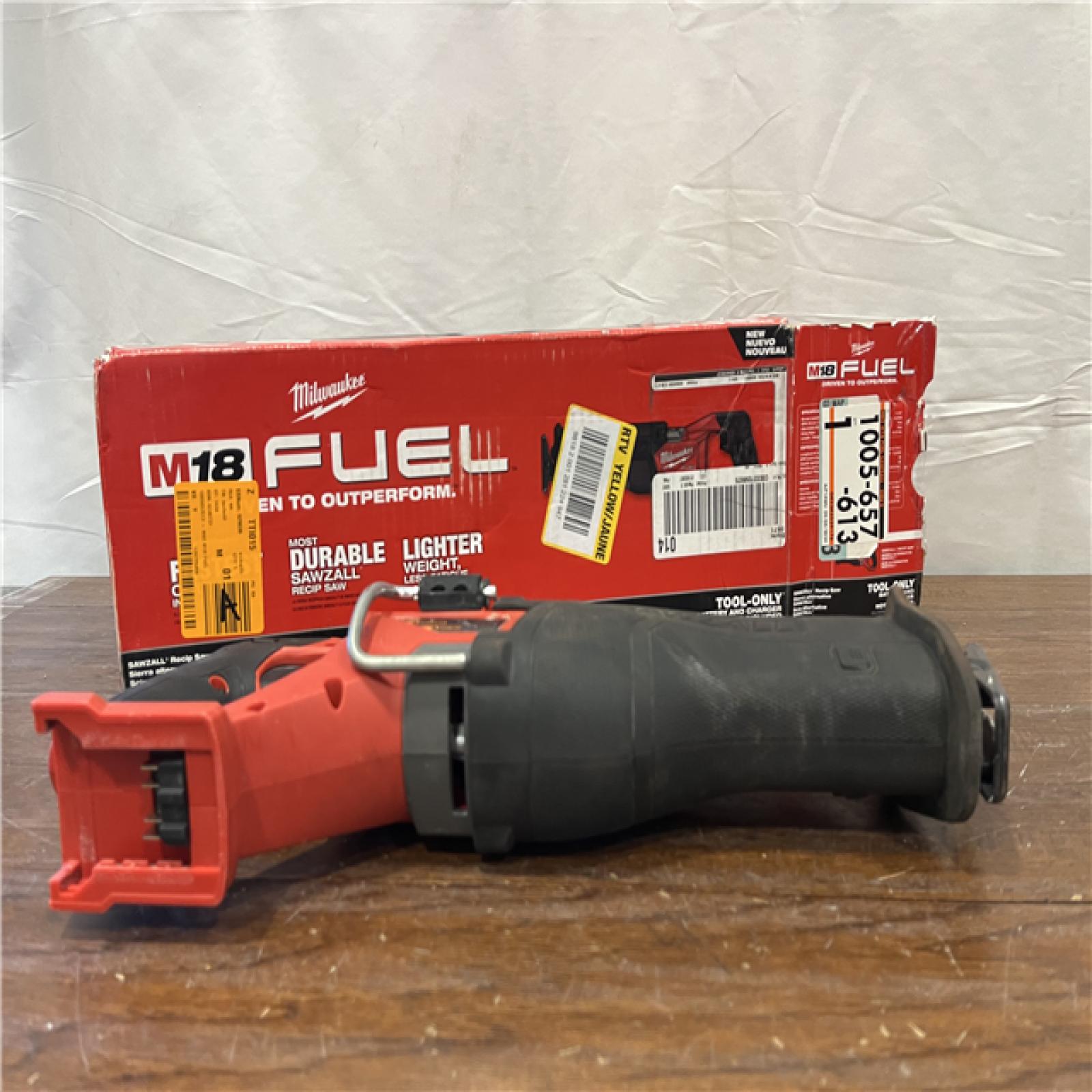 AS-IS Milwaukee M18 18V Fuel Sawzall 1-1/4  Reciprocating Saw Cordless Lithium-Ion Brushless 2821-20