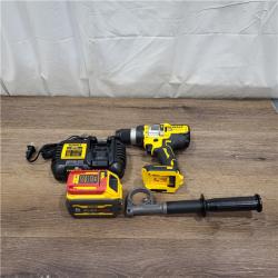 AS-IS Dewalt FLEXVOLT 20 Volt 1/2 in. Brushless Cordless Hammer Drill/Driver Kit (Battery & Charger)