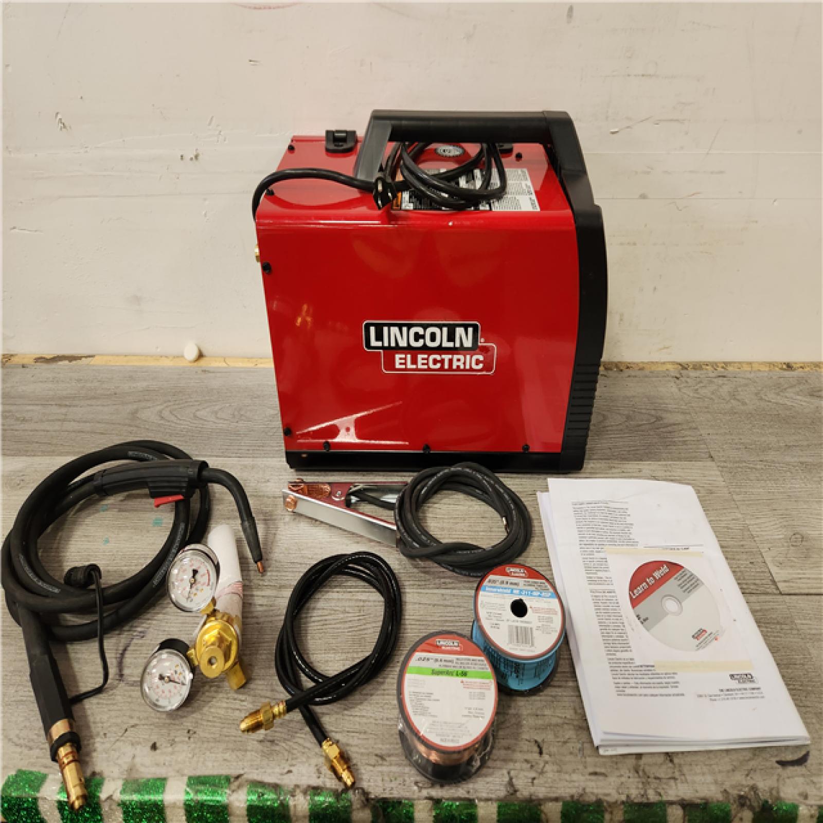 Phoenix Location Lincoln Electric Weld-Pak 140 Amp MIG and Flux-Core Wire Feed Welder, 115V, Aluminum Welder with Spool Gun sold separately