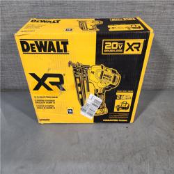 HOUSTON LOCATION - AS-IS DeWalt DCN660D1 20V 16 Gauge Cordless Angled Finish Nailer Kit W/ 2Ah Battery