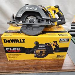 AS-IS DEWALT FLEXVOLT 60V MAX Cordless Brushless 7-1/4 in. Wormdrive Style Circular Saw (Tool Only)