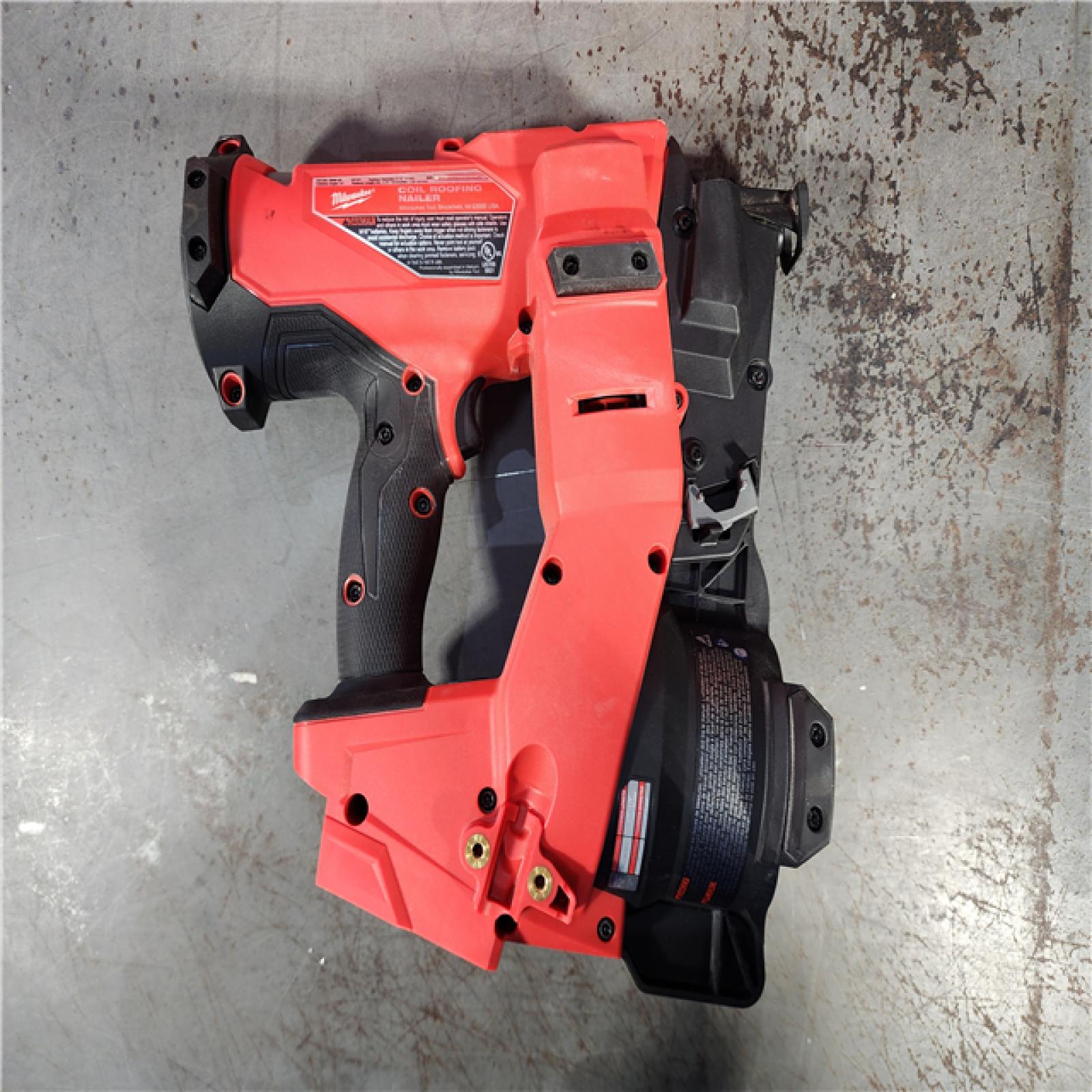 HOUSTON LOCATION - AS-IS M18 FUEL 18-Volt Lithium-Ion Brushless Cordless Coil Roofing Nailer (Tool Only)