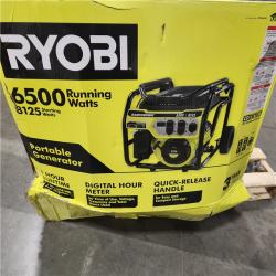 Dallas Location - As-Is RYOBI 6500-Watt Gasoline Powered Portable Generator