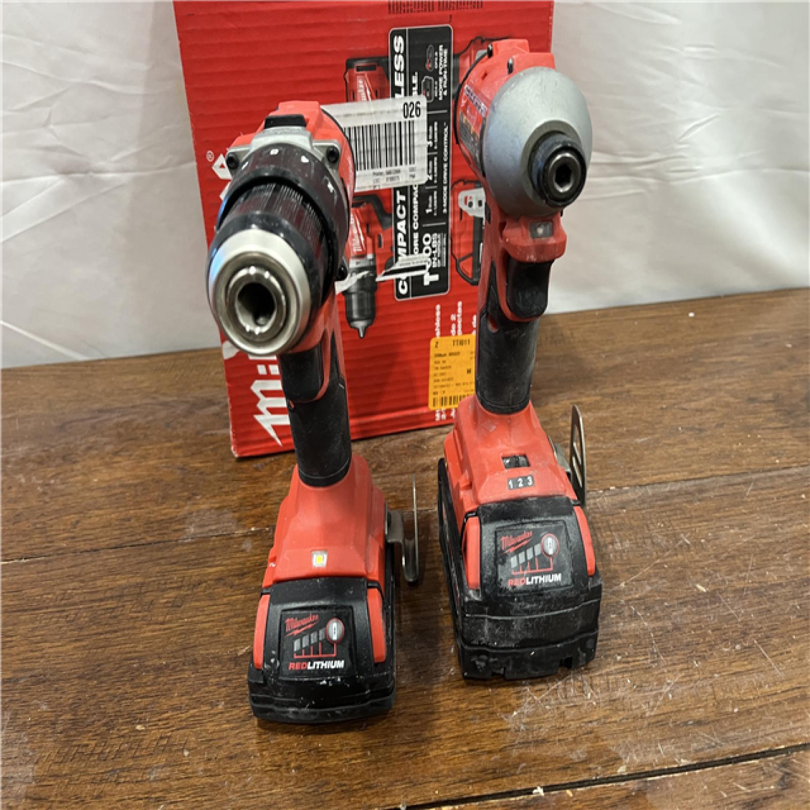 AS-ISMilwaukee M18 Compact Brushless 2-Tool Combo Kit