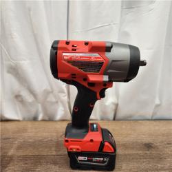 AS-IS Milwaukee M18 1/2 in. Cordless Brushless High Torque Impact Wrench Kit (Battery & Charger)